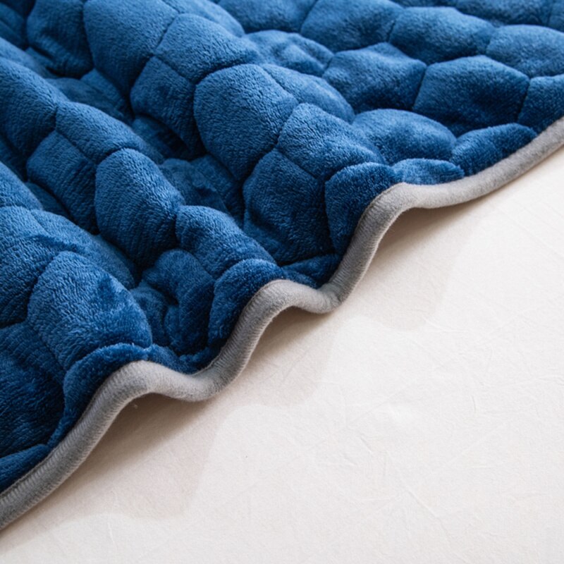Winter Soft Long Pillowcase For Bed Single Side Thicken Velvet F