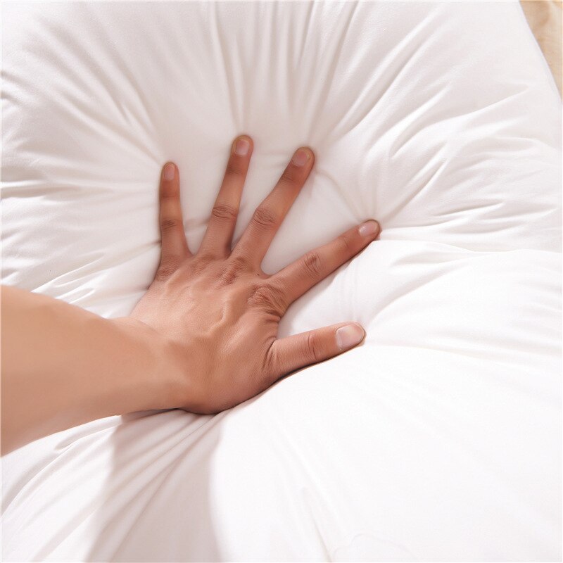 Elastic Pillow Microfiber and Goose Feather Filler Pillows Comfo